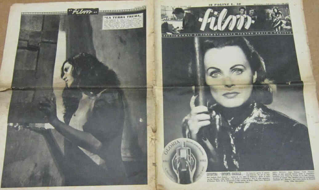 FILM (1938-50) magazine side cover Issue 24 12 June 1949
