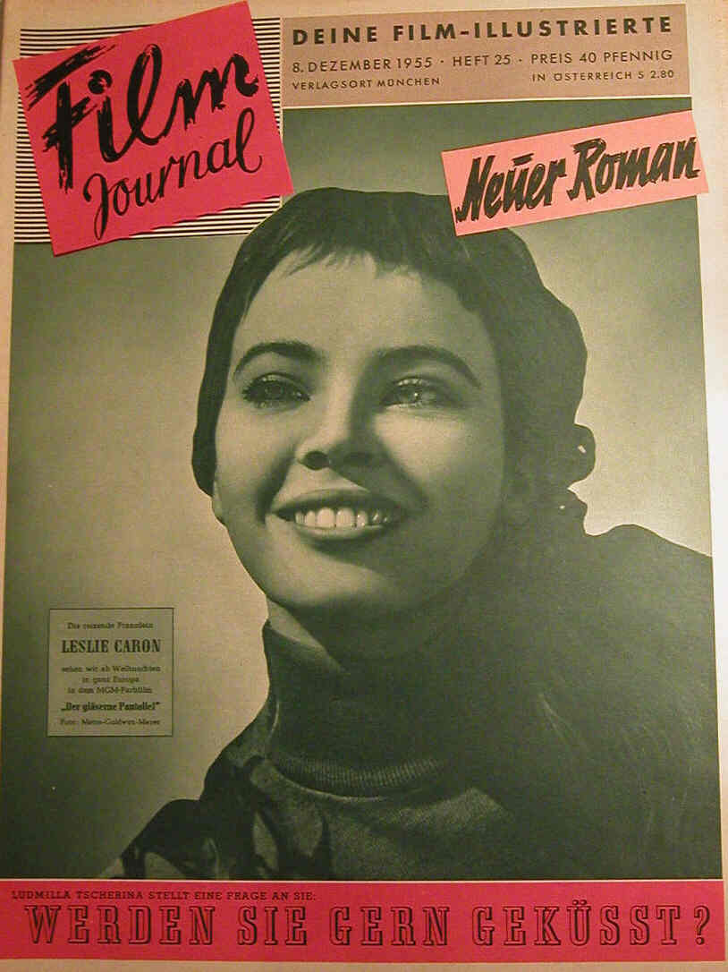 FILM JOURNAL (De) magazine side cover Issue 25 8 December 1955