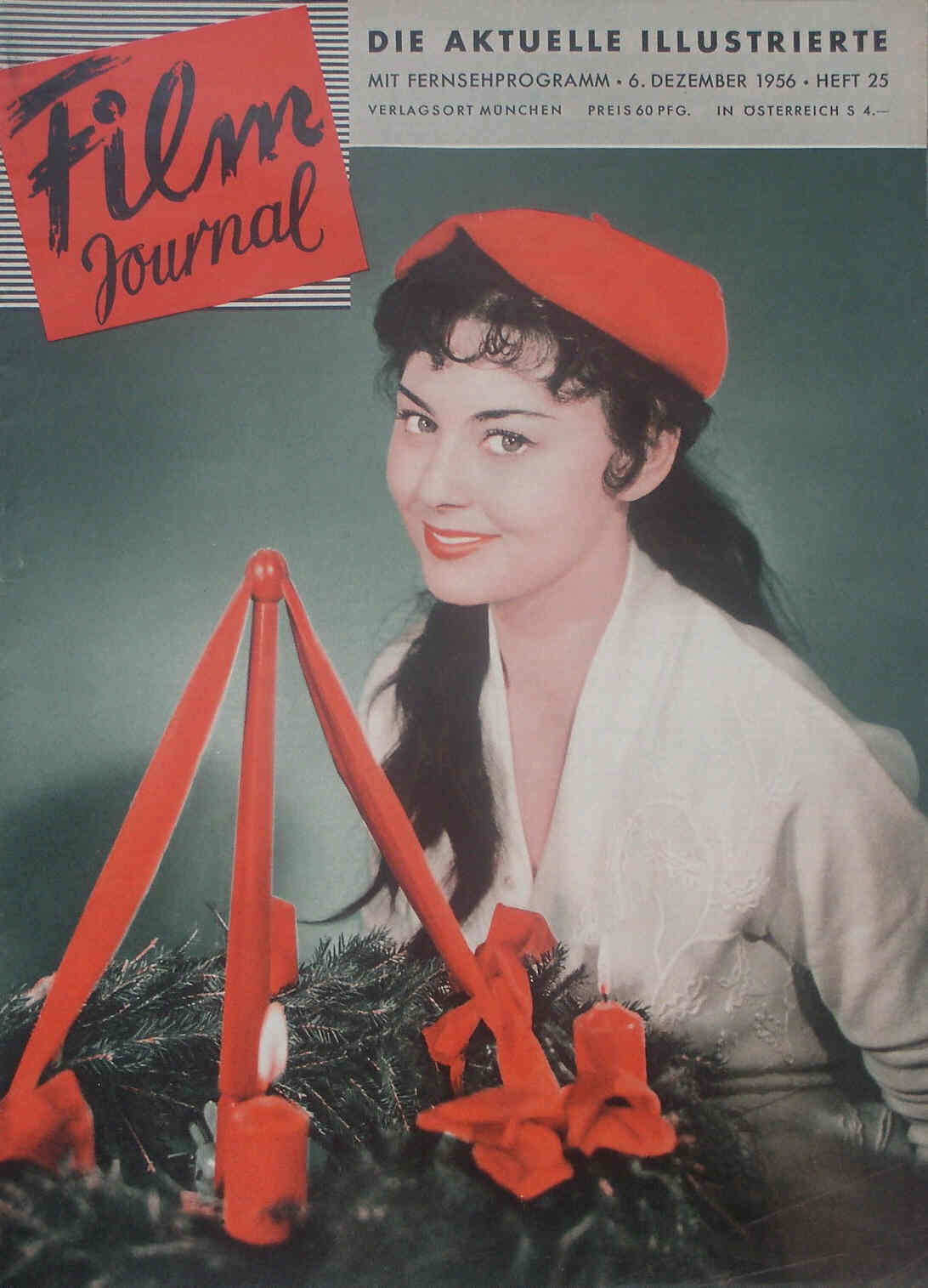 FILM JOURNAL (De) magazine side cover Issue 25 6 December 1956
