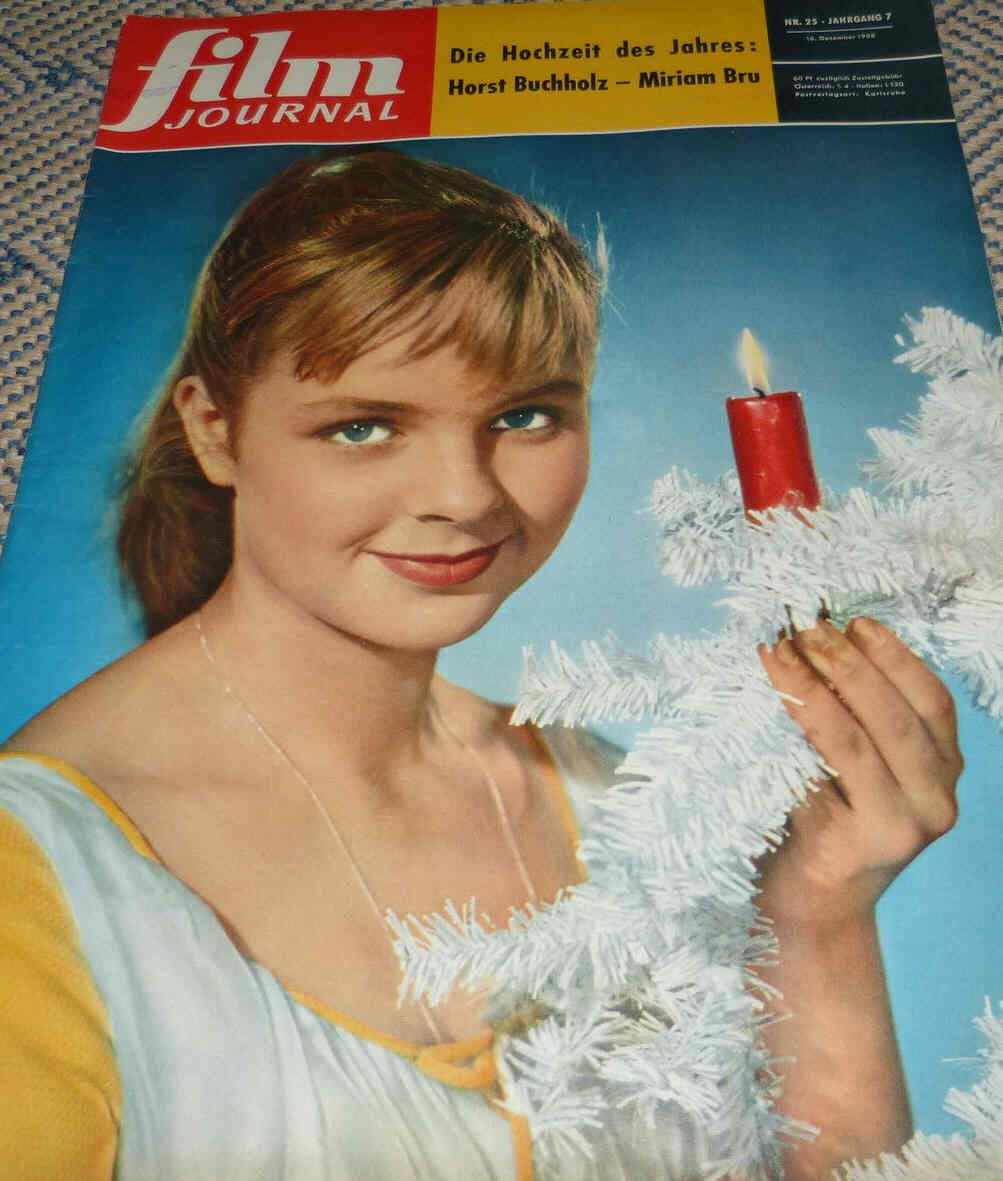 FILM JOURNAL (De) magazine side cover Issue 25 16 December 1958