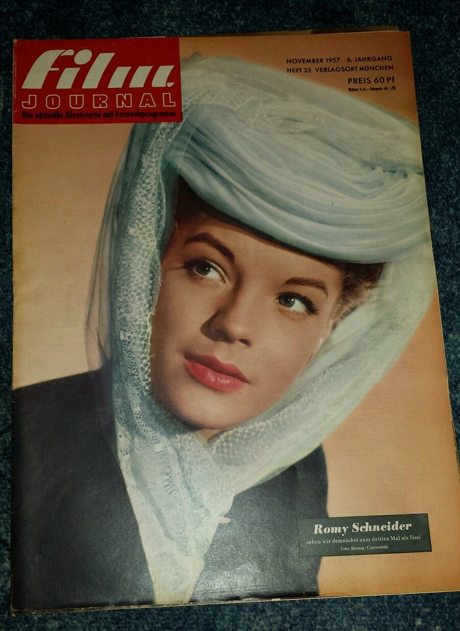 FILM JOURNAL (De) magazine side cover Issue 25 November 1957
