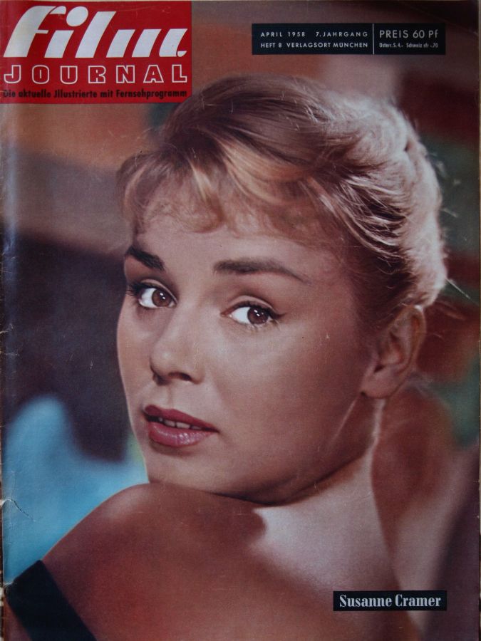 FILM JOURNAL (De) magazine side cover Issue 8 April 1958
