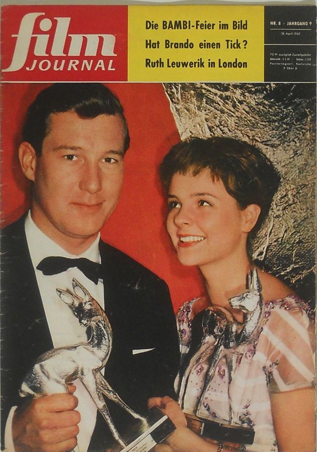 FILM JOURNAL (De) magazine side cover Issue 8 18 April 1960