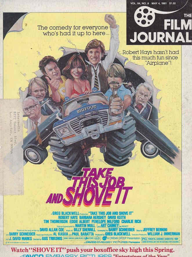 FILM JOURNAL INTERNATIONAL magazine side cover 4 May 1981