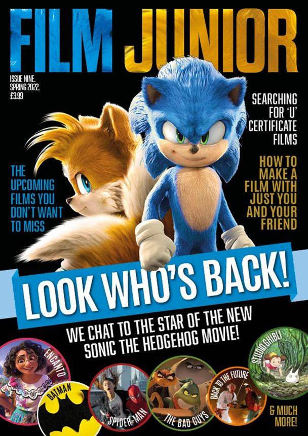 FILM STORIES JUNIOR magazine side cover Issue 9 Spring 2022