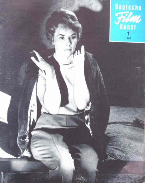 DEUTSCHE FILMKUNST magazine side cover Issue 1   1961