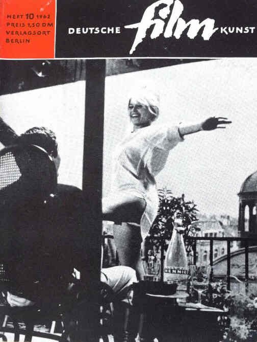 DEUTSCHE FILMKUNST magazine side cover Issue 10   1962
