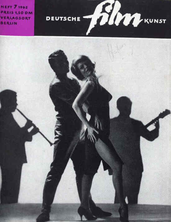 DEUTSCHE FILMKUNST magazine side cover Issue 7   1962