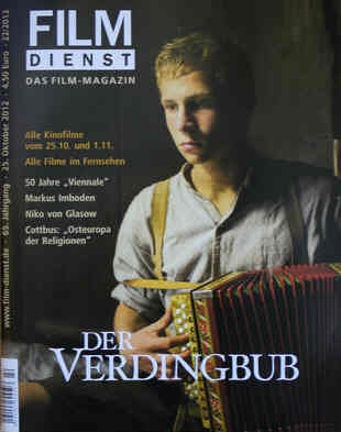 FILM DIENST magazine side cover Issue 22 25 October 2012