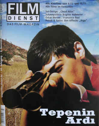 FILM DIENST magazine side cover Issue 23 8 November 2012