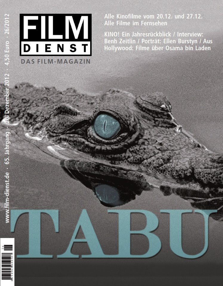 FILM DIENST magazine side cover Issue 26 20 December 2012