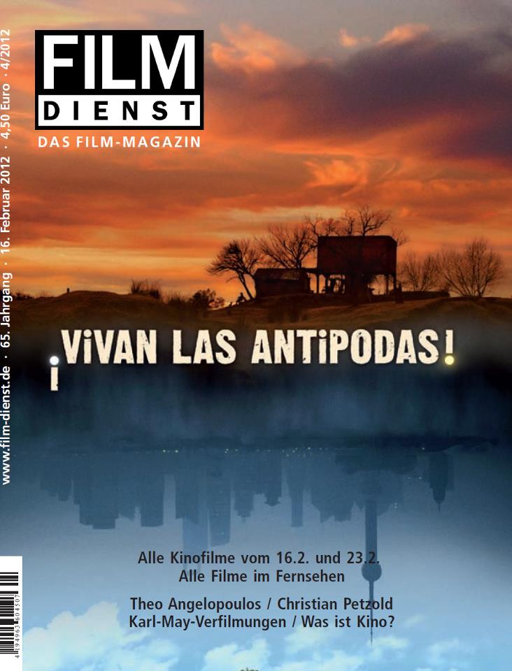 FILM DIENST magazine side cover Issue 4 16 February 2012