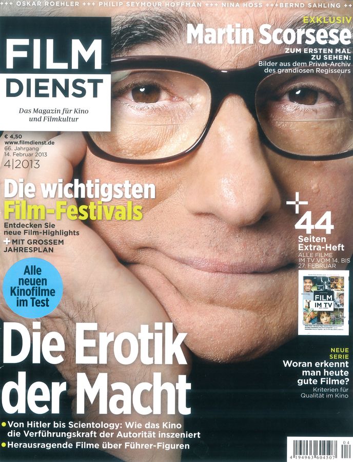 FILM DIENST magazine side cover Issue 4 14 February 2013