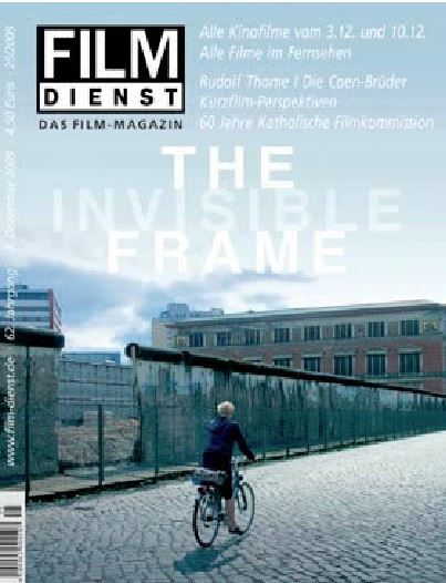 FILM DIENST magazine side cover Issue 25 December 2009