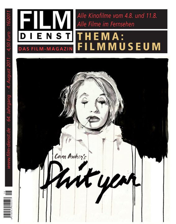FILM DIENST magazine side cover Issue 16 August 2011