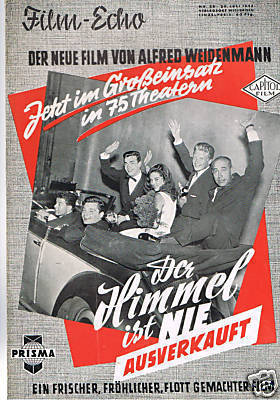 FILM-ECHO FILMWOCHE magazine side cover Issue 30  1958