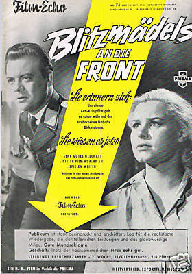 FILM-ECHO FILMWOCHE magazine side cover Issue 74  1958