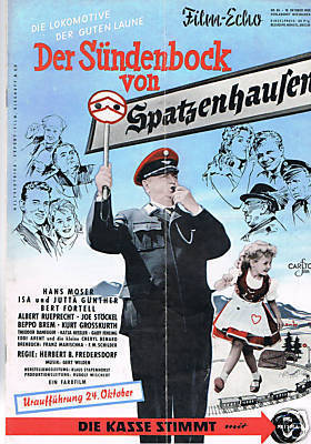 FILM-ECHO FILMWOCHE magazine side cover Issue 84  1958