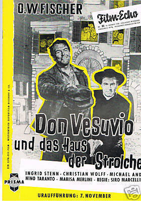FILM-ECHO FILMWOCHE magazine side cover Issue 86  1958