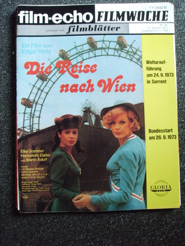 FILM-ECHO FILMWOCHE magazine side cover Issue 44 15 August 1973