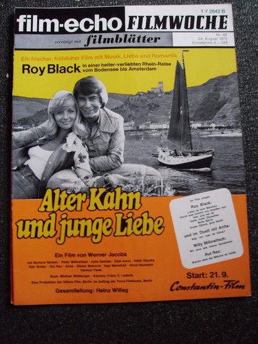 FILM-ECHO FILMWOCHE magazine side cover Issue 46 24 August 1973