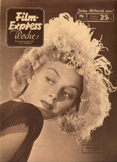 FILM-EXPRESS WOCHE magazine side cover Issue 1  1949
