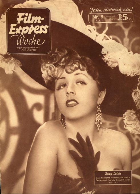 FILM-EXPRESS WOCHE magazine side cover Issue 8  1949