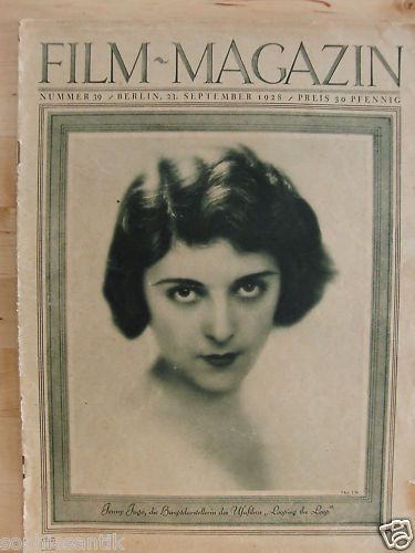 FILM-MAGAZIN magazine side cover Issue 39 23 September 1928
