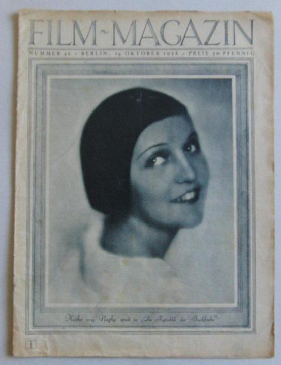 FILM-MAGAZIN magazine side cover Issue 42 14 October 1928