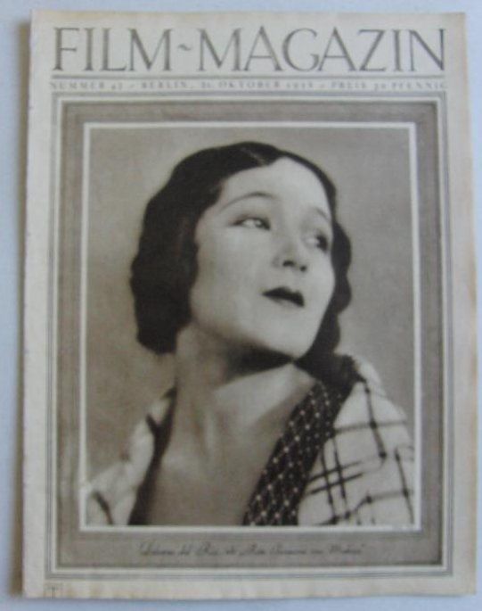 FILM-MAGAZIN magazine side cover Issue 43 21 October 1928