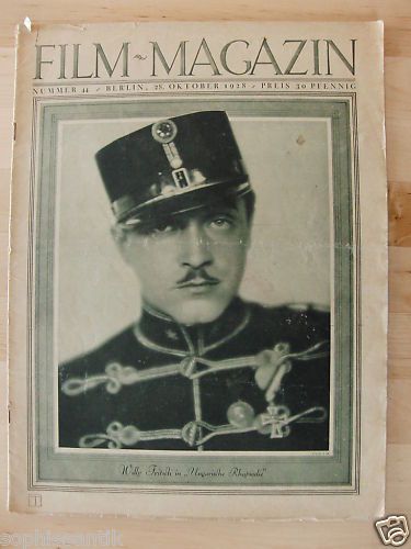 FILM-MAGAZIN magazine side cover Issue 44 28 October 1928