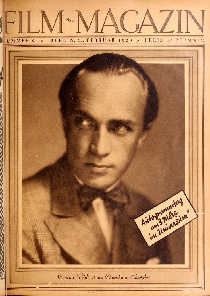 FILM-MAGAZIN magazine side cover Issue 8 24 February 1929