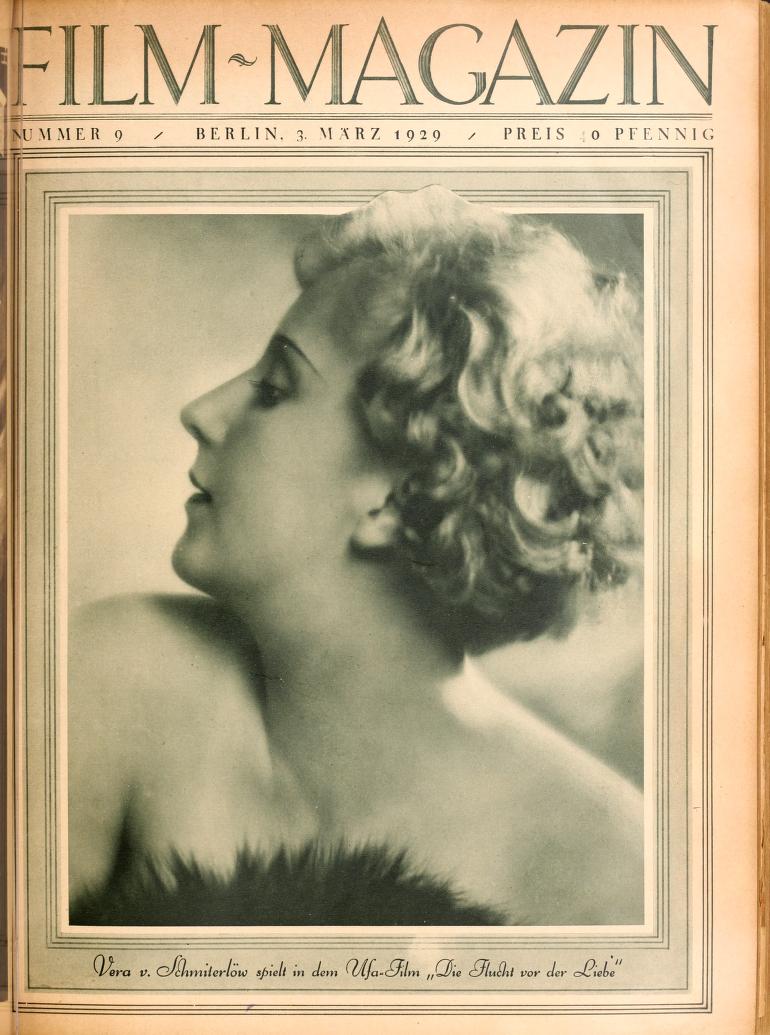 FILM-MAGAZIN magazine side cover Issue 9 3 March 1929