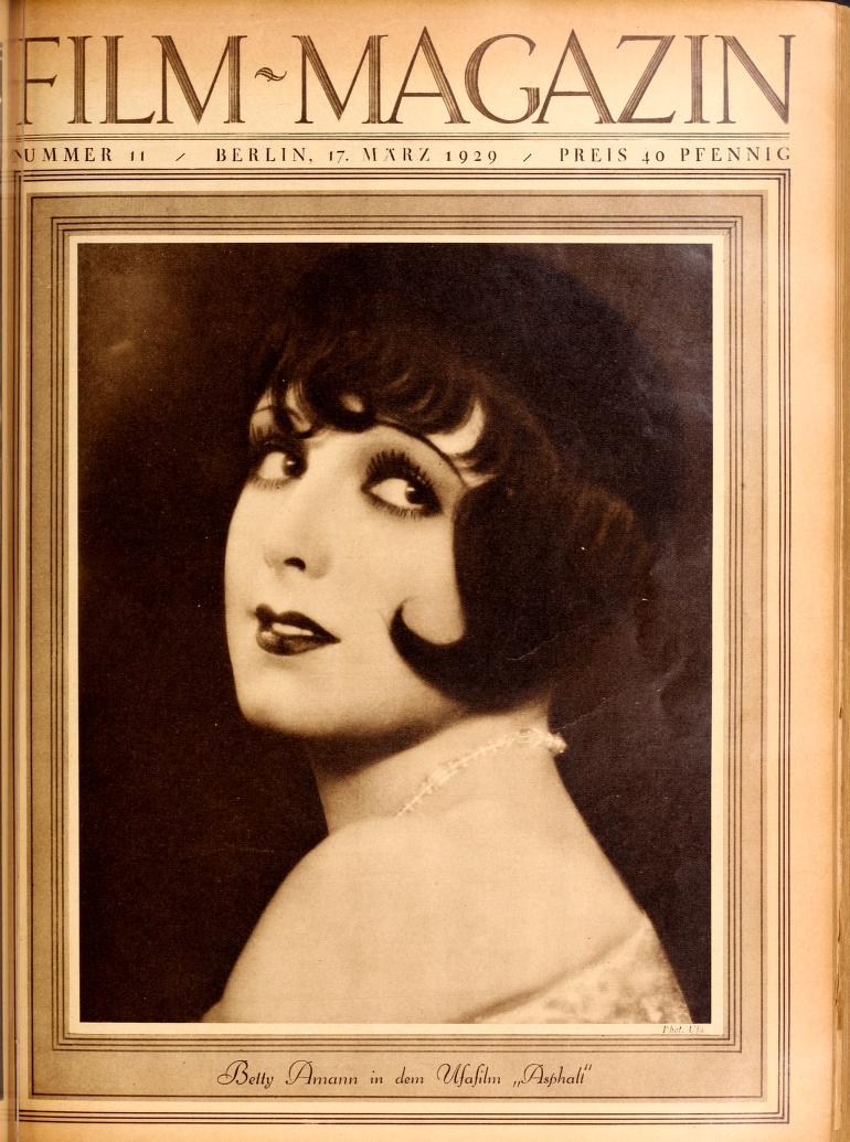 FILM-MAGAZIN magazine side cover Issue 11 17 March 1929
