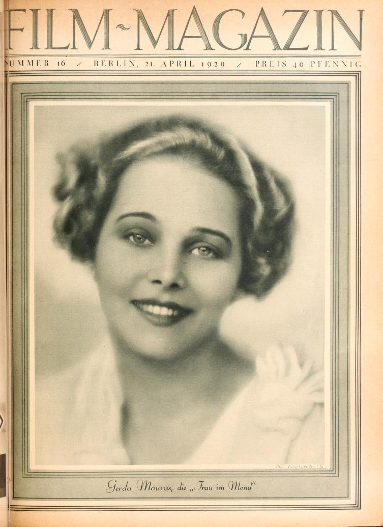 FILM-MAGAZIN magazine side cover Issue 16 21 April 1929