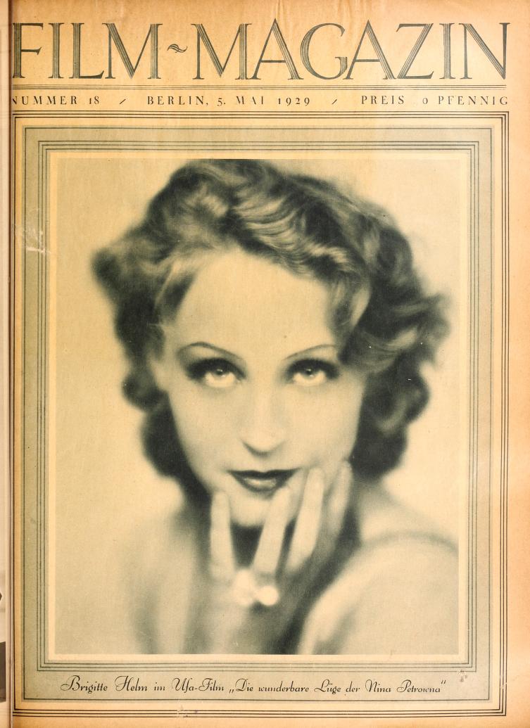FILM-MAGAZIN magazine side cover Issue 18 5 May 1929