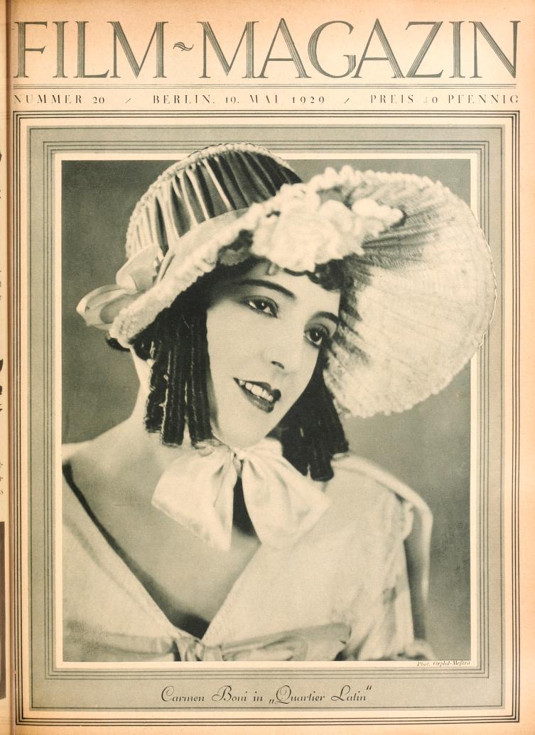 FILM-MAGAZIN magazine side cover Issue 20 19 May 1929