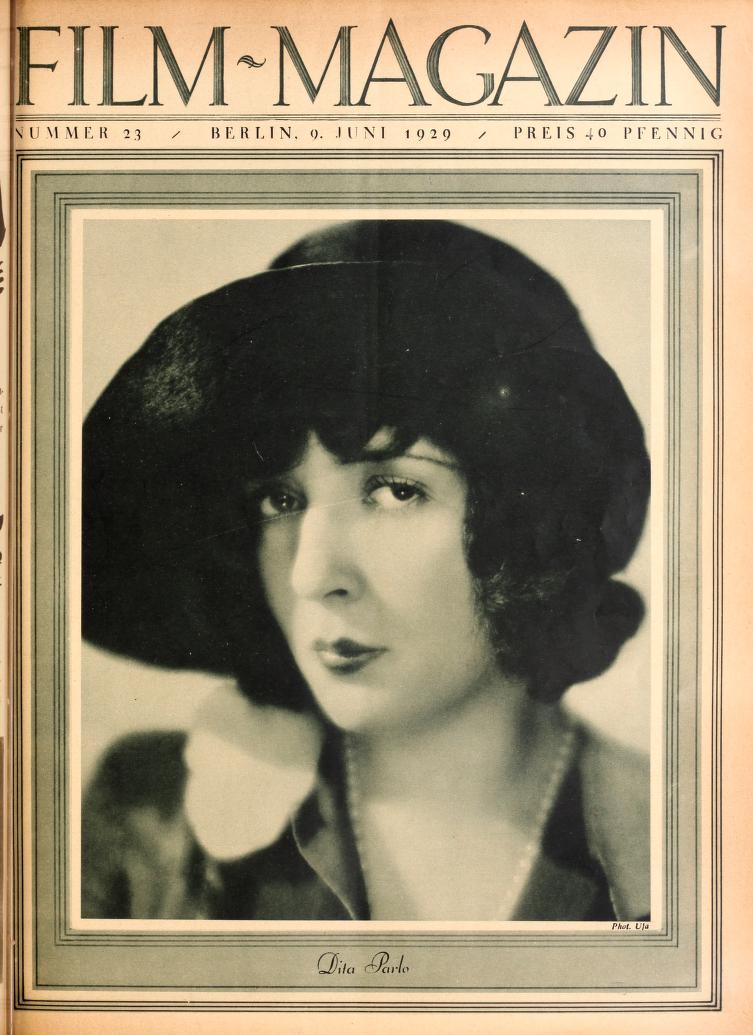 FILM-MAGAZIN magazine side cover Issue 23 9 June 1929