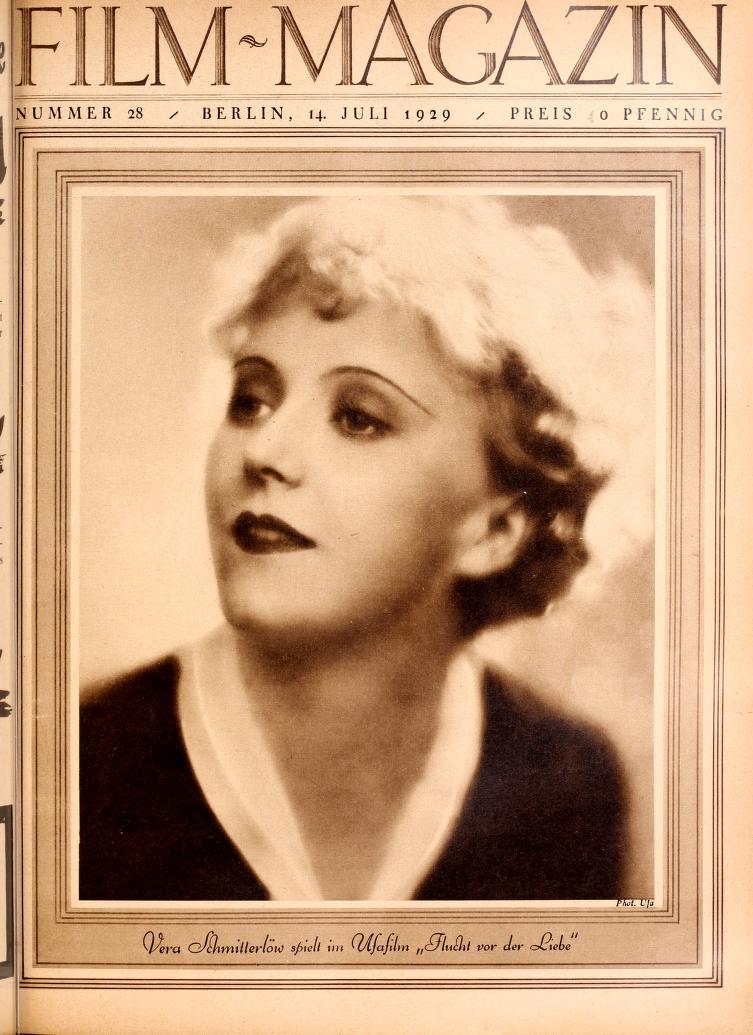 FILM-MAGAZIN magazine side cover Issue 28 14 July 1929