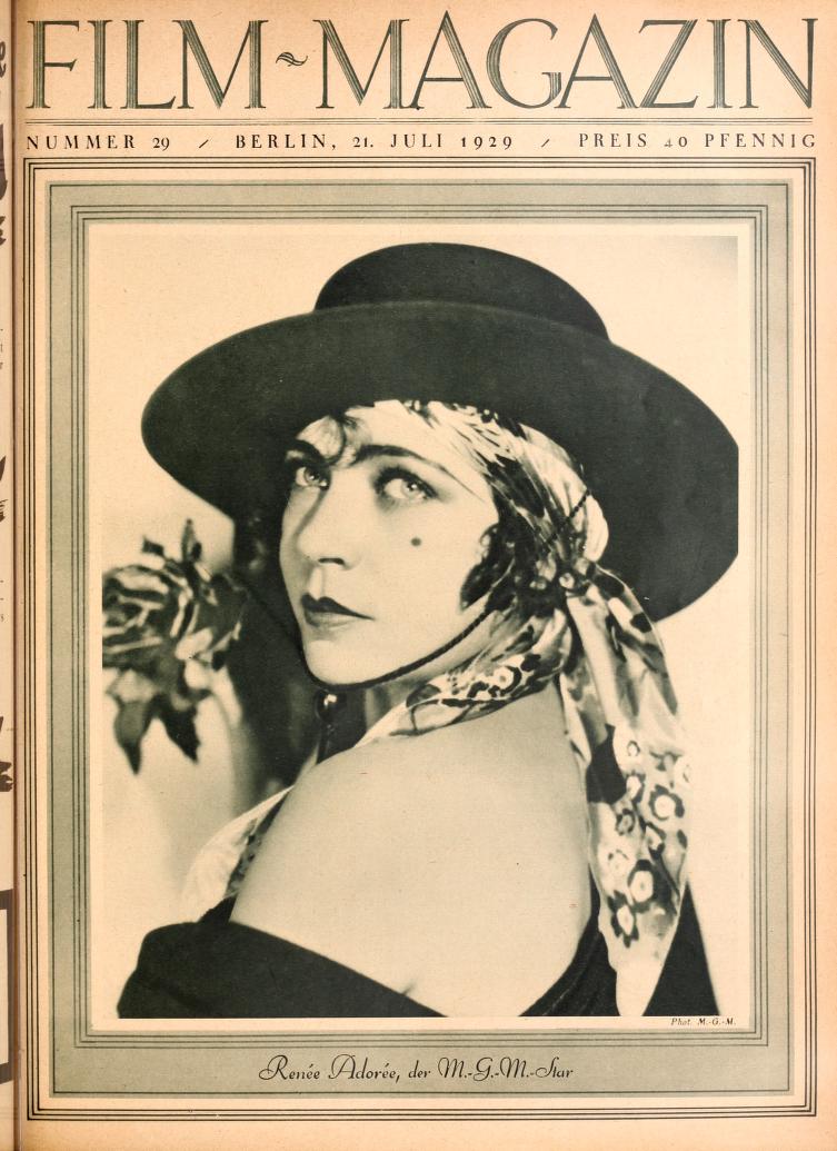 FILM-MAGAZIN magazine side cover Issue 29 21 July 1929