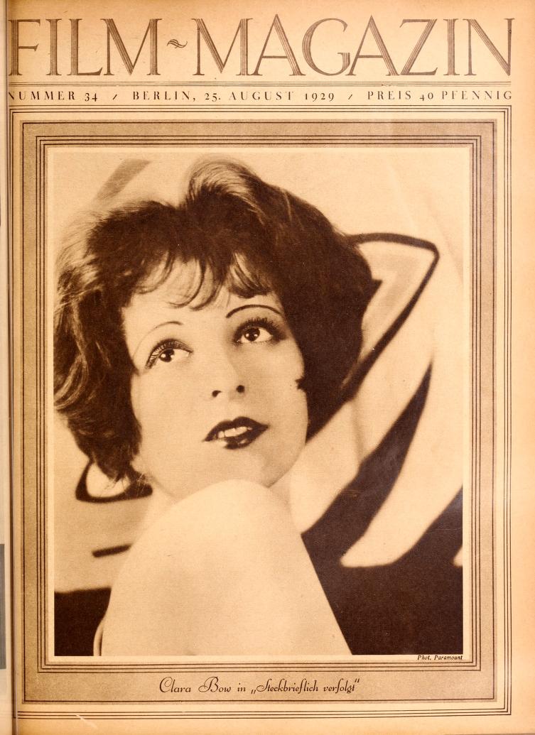 FILM-MAGAZIN magazine side cover Issue 34 25 August 1929