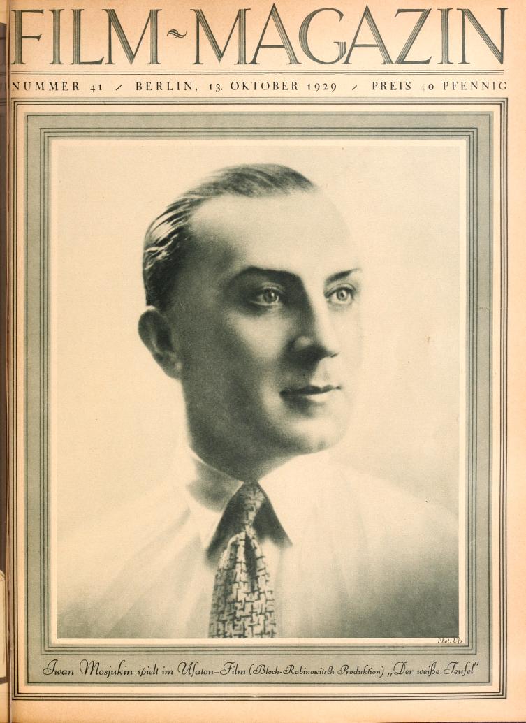 FILM-MAGAZIN magazine side cover Issue 41 13 October 1929