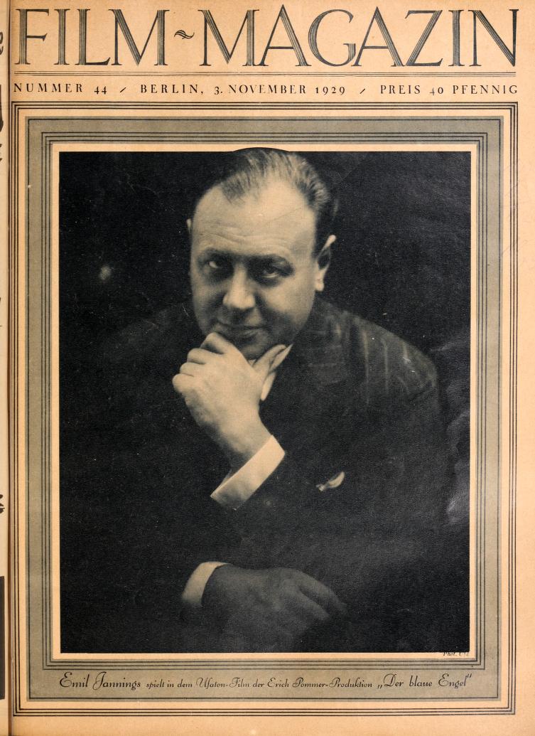 FILM-MAGAZIN magazine side cover Issue 44 3 November 1929