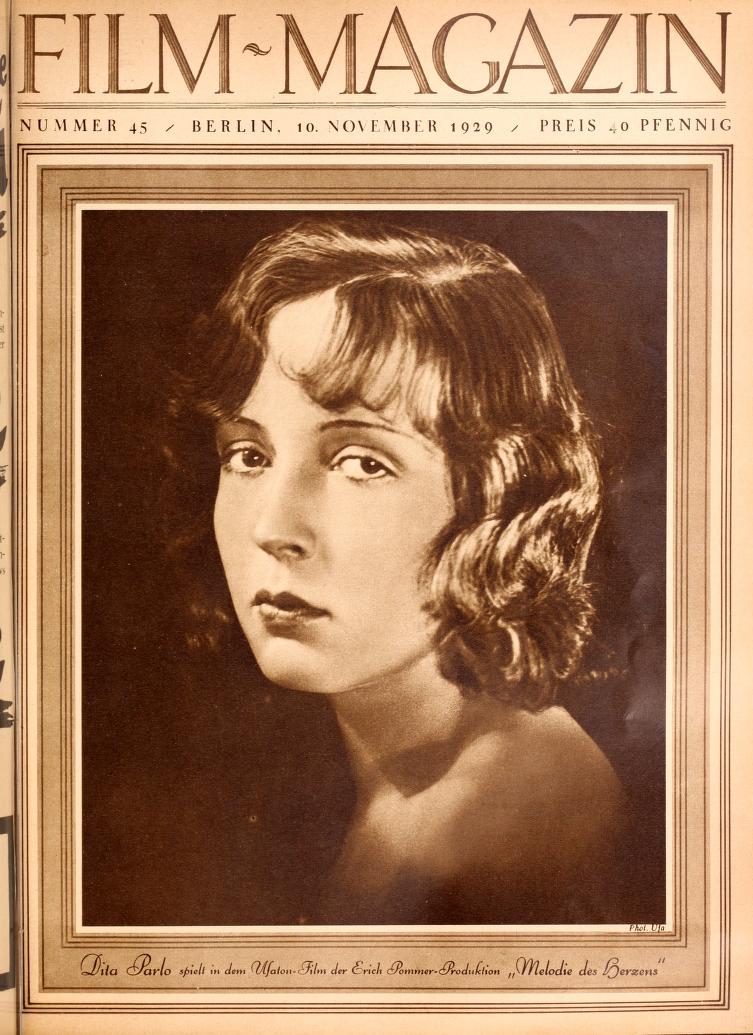 FILM-MAGAZIN magazine side cover Issue 45 10 November 1929
