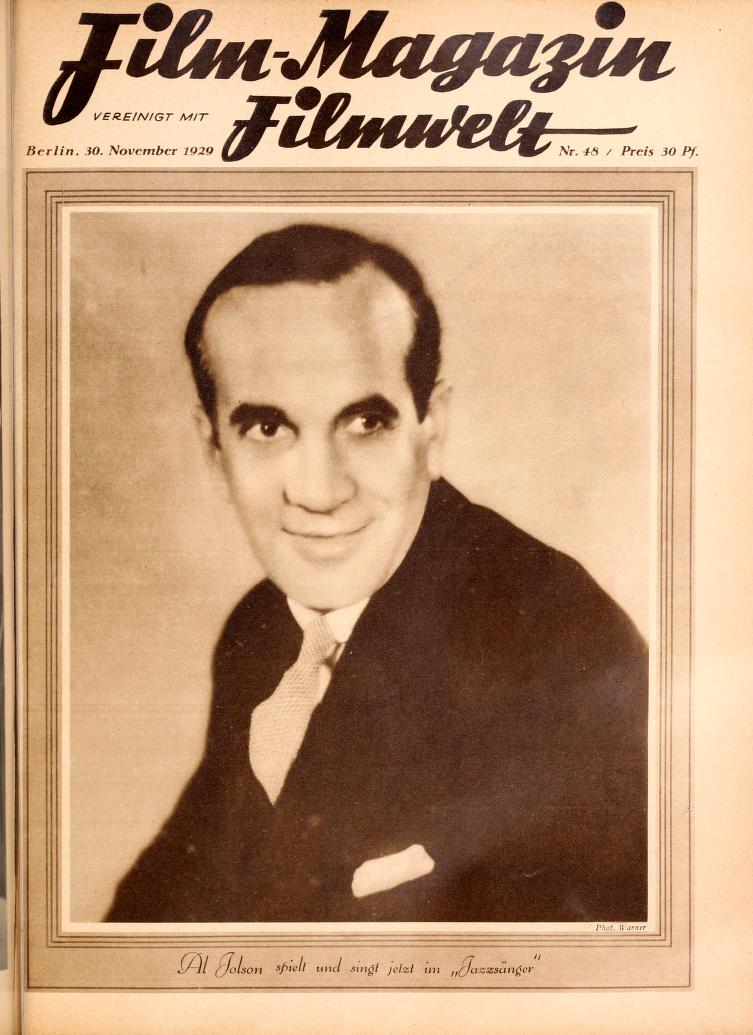 FILM-MAGAZIN magazine side cover Issue 48 30 November 1929