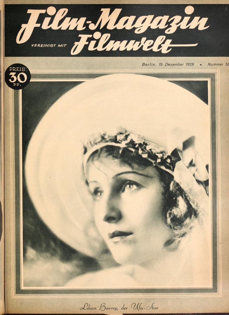 FILM-MAGAZIN magazine side cover Issue 50 15 December 1929