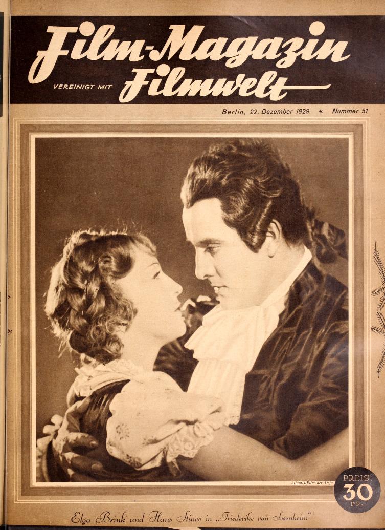 FILM-MAGAZIN magazine side cover Issue 51 22 December 1929
