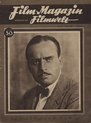 FILM-MAGAZIN magazine side cover Issue 18 4 May 1930