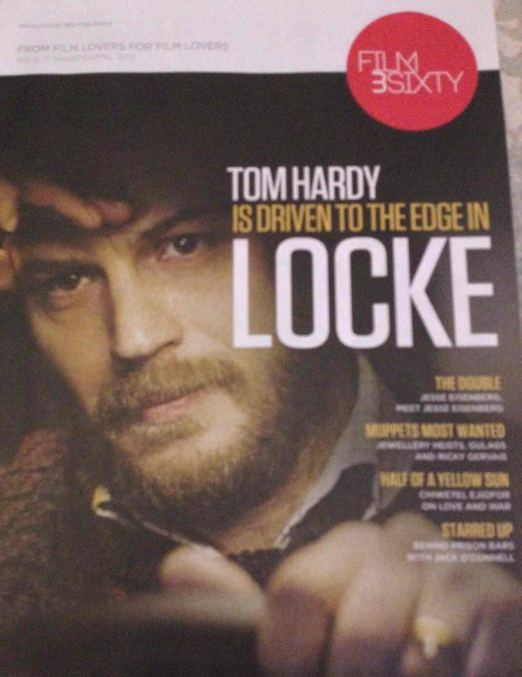 FILM3SIXTY magazine side cover Issue 9 Spring 2014