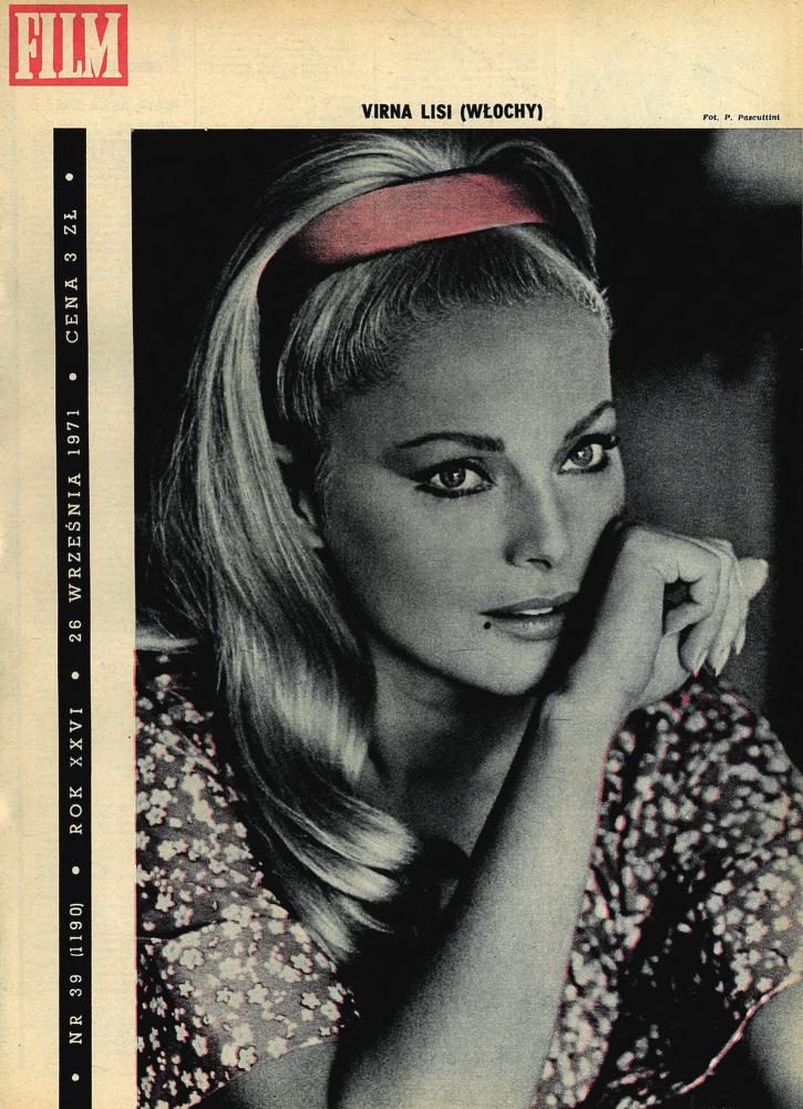 FILM (Po) magazine side cover Issue 39 26 September 1971